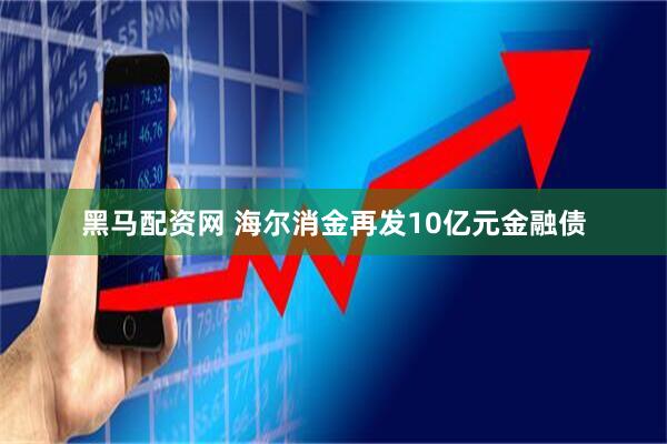 黑马配资网 海尔消金再发10亿元金融债