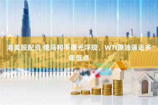 港美股配资 俄乌和平曙光浮现，WTI原油逼近多年低点